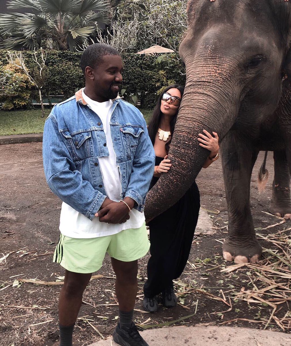 KimKardashian's tweet photo. Missing Bali! 🌿🐘 and the amazing elephant sanctuary https://t.co/UETNDv2Gaf