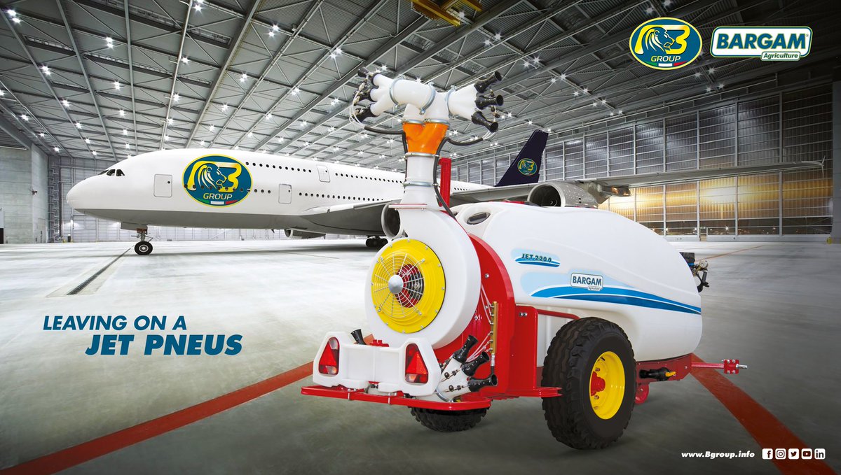 BargamAgri's tweet photo. JET PNEUS 2200 Bargam
#bgroup #bargam #agriculture #agricoltura #irrorazione #fansprayers #farm #farmer #atomizzatore #mistblower #blower #orchard #sprayer #fan #fansprayers #orchardsprayer #hangar #plane #jet #pneus #leavingonajetplane #awinninggroup #agroupofsolutions https://t.co/AxiJqQTtzb