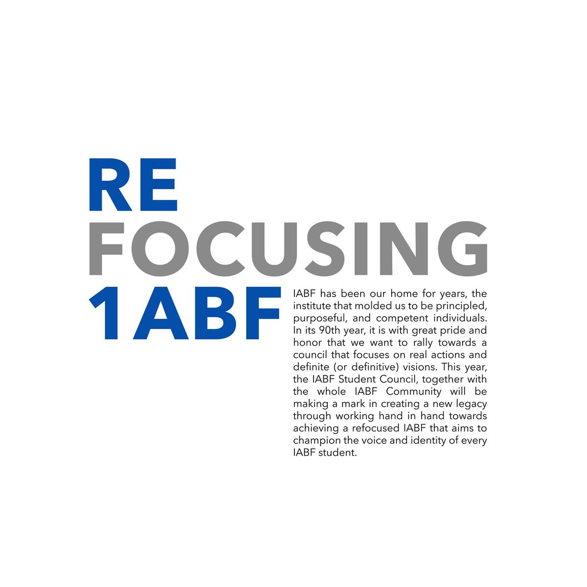 IsanliyabFEU's tweet photo. Your IABF Student Council 2019-2020
General Plan of Action

Refocusing 1ABF

https://t.co/gT4zUwjLqh

#Refocusing1ABF
#SaludoSaSigawNgTamaraw
#IsanliyabFEU https://t.co/zy6J3uP5VZ