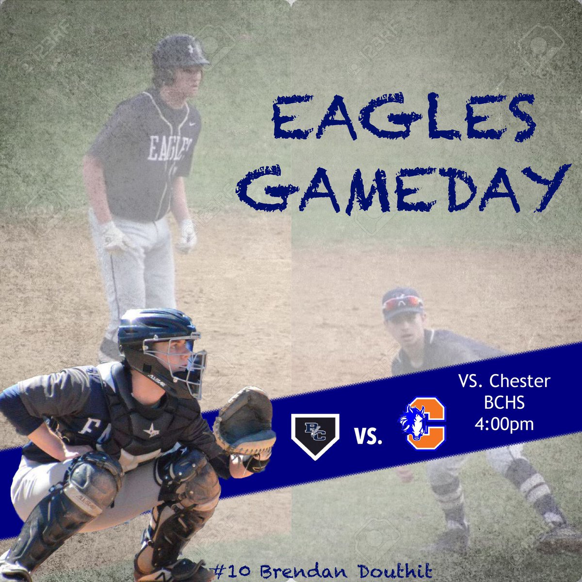 It’s GAMEDAY for the Eagles as they take on league rivals Chester Academy in game one of a three-game league series. First pitch is set for 4:00pm!! Be there!! #Fillthehill #RivalryWeek