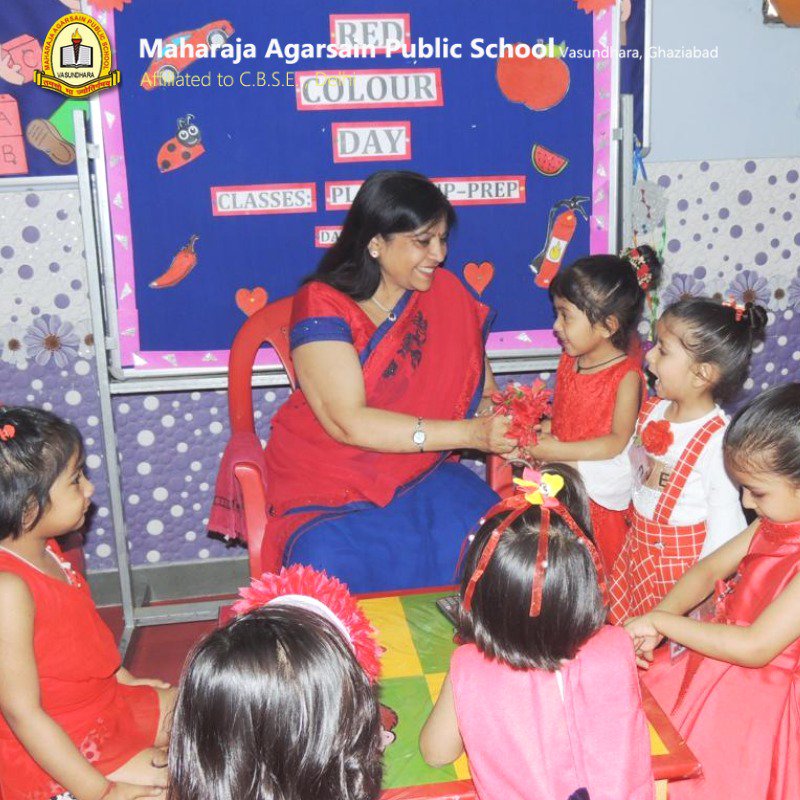 MAPSVasundhra's tweet photo. MAPS Vasundhara organized 'Red Colour Day' for the tiny tots of Pre -Primary Wing. Different fun loving activities related to the colored theme were conducted.
#SchoolinVasundharaGhaziabad #RedColourDay #BestSchoolinVasundharaGhaziabad #CBSESchoolinVasundharaGhaziabad https://t.co/fPvajGPcbz