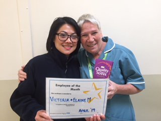 case_gi's tweet photo. Congratulations to Victoria and Elaine for their joint Star of the Month Award!! 👍⭐️⭐️Well deserved by both lovely ladies!! Great team mates and patient advocates! https://t.co/geQE795BL1