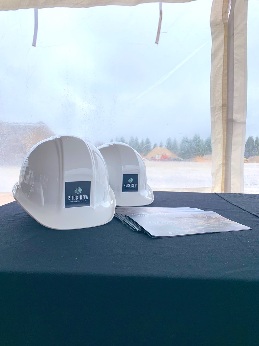 rockrowmaine's tweet photo. Good morning from #RockRow, where we’ll be officially welcoming the Maine Savings @RockRowPavilion and giving a preview of construction progress. Stay tuned for more! https://t.co/6nco1Tv6SJ