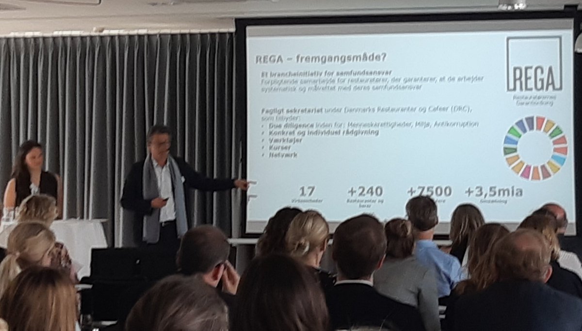 hannaloyche's tweet photo. Kim Rahbek og Karen Panum fortæller om det spændende arbejde med at skabe bæredygtige restauranter i DK og resten af verden på Global Compact DK's årsdag #compactdk #bæredygtig #dkgreen https://t.co/AH6d90J1ER
