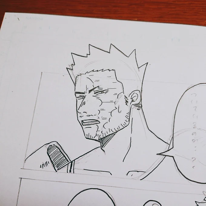 久しぶりにちゃんと炎さんのお顔描いた気がする〜 
