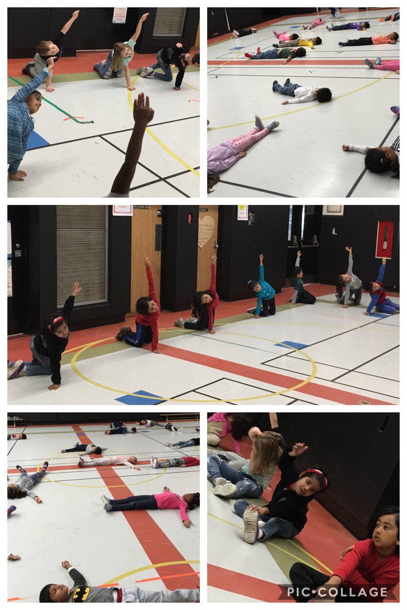 Plowmans_Pandas's tweet image. Kindergarten students in their XFusion session learning to stretch and calm their bodies. #xmovement