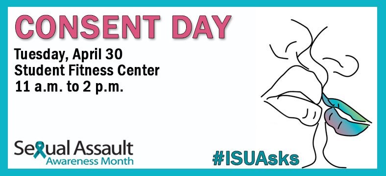 Redbird_Well's tweet photo. Consent Day has been moved INSIDE the Student Fitness Center. Explore consents vital role in healthy relationships, learn to empower yourself to communicate consent, &amp; pledge to commit to consent and helping end sexual violence #YourRedbirdLife #ISUAsks #RedbirdRespect #SAAM https://t.co/9lXaRjh8O0
