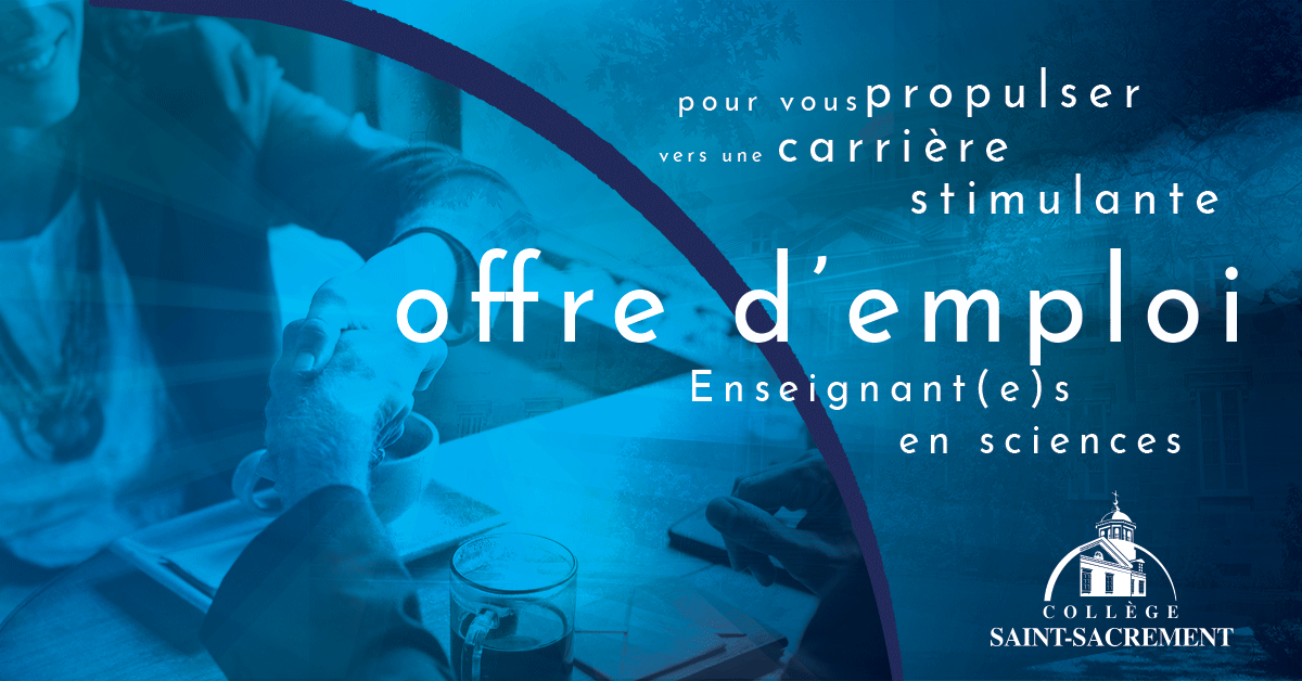 SaintSacrement's tweet photo. Nous sommes à la recherche d'enseignant(e)s en sciences!
Pour plus d'informations consultez les offres ci-dessous : 
https://t.co/XJK1afMRht
https://t.co/LVYZ1SHYvZ
N'oubliez pas de partager! MERCI! https://t.co/BMjUYmCARy