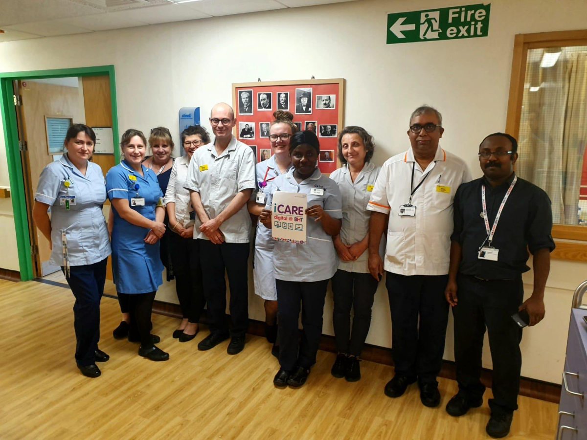 Itprogramme's tweet photo. Electronic observations has now been deployed to the Chartridge Ward at Amersham Hospital. Congratulations 👏👏 #eObs #BHTGoingDigital @BucksHealthcare https://t.co/dHSmpPZWJn