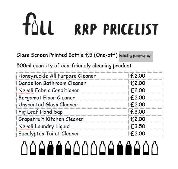 bubbles_laundro's tweet photo. We're now retailing the range of refillable &amp; #ecofriendly household cleaning products, @FILL_CO! 🌍🧼🧴
Sold in 500ml quantities they come in beautiful screen-printed glass bottles which you can bring back and refill again and again…. #miltonkeynes https://t.co/OcW2pHJlX4