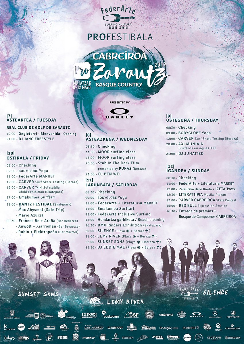 KatapultaBW's tweet photo. #KatapultaTourGipuzkoa2019
#Kontzertua #LEMYRIVER
// @LemyRiver //
MAIATZAK 11 MAYO
👉 #ZARAUTZ
📌 FederArte PRO FESTIBALA @prozarautz
CABREIROÁ PRO ZARAUTZ, BASQUE COUNTRY
🕘21.00 doan gratuito
@KatapultaBW @GipuzkoaKultura @kutxakultur @jazzaldia #GipuzkoakoSurfFederazioa https://t.co/Upi0sazWHD