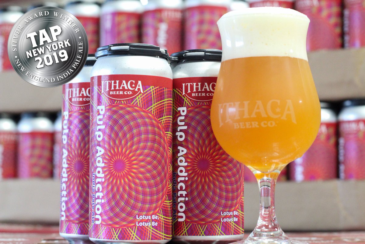 Ithaca Beer Co. (@ithacabeer) on Twitter photo Pulp Addiction: Lotus Be, Lotus Be wins Silver medal for NEIPA at TapNY!
Get all the juicy details here ☞ tap-ny.com/2019-competiti… ⚡️ <a href="/TAPNYFest/">TAP-SM New York</a> #thinkNYdrinkNY Pulp Addiction: Lotus Be, Lotus Be wins Silver medal for NEIPA at TapNY!
Get all the juicy details here ☞ tap-ny.com/2019-competiti… ⚡️ <a href="/TAPNYFest/">TAP-SM New York</a> #thinkNYdrinkNY