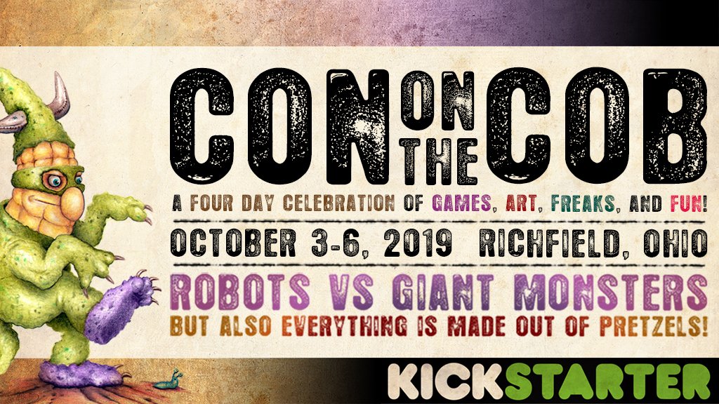 The Con on the Cob Kickstarter has launched! - mailchi.mp/dc30f71d8cba/t…