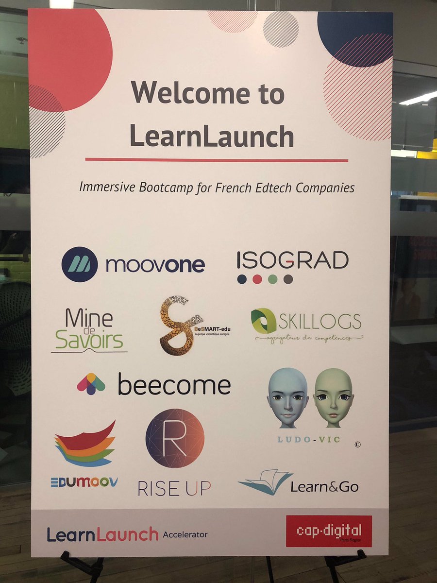 BesmartEdu's tweet photo. Accueil chaleureux de l’équipe @LearnLaunch à Boston // 1er jour incroyable, accompagnement génial; merci à @Bpifrance @Cap_Digital de nous avoir sélectionnés parmi les 10 #startups de la promo Edtech Boston 2019 ! #innovation #edtech #edfab https://t.co/prplDQEirl
