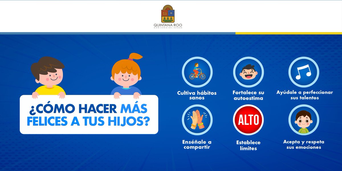 CarlosJoaquin's tweet photo. 🎈 La mejor forma de hacer feliz a tu hijo es fortaleciendo su inteligencia emocional. ¡Feliz #DíadelNiño a todos los pequeños quintanarroenses! @SESA_QROO @SistemaDIFQRoo @EducacionQR https://t.co/Ii5UxovdXS