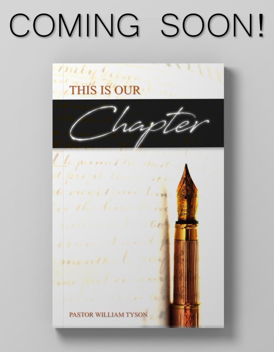 WBCBowie's tweet photo. Coming soon! Excited about the release of this first book! #ThisIsOurChapter Let’s MAKE church history! https://t.co/MSBQBfcF81
