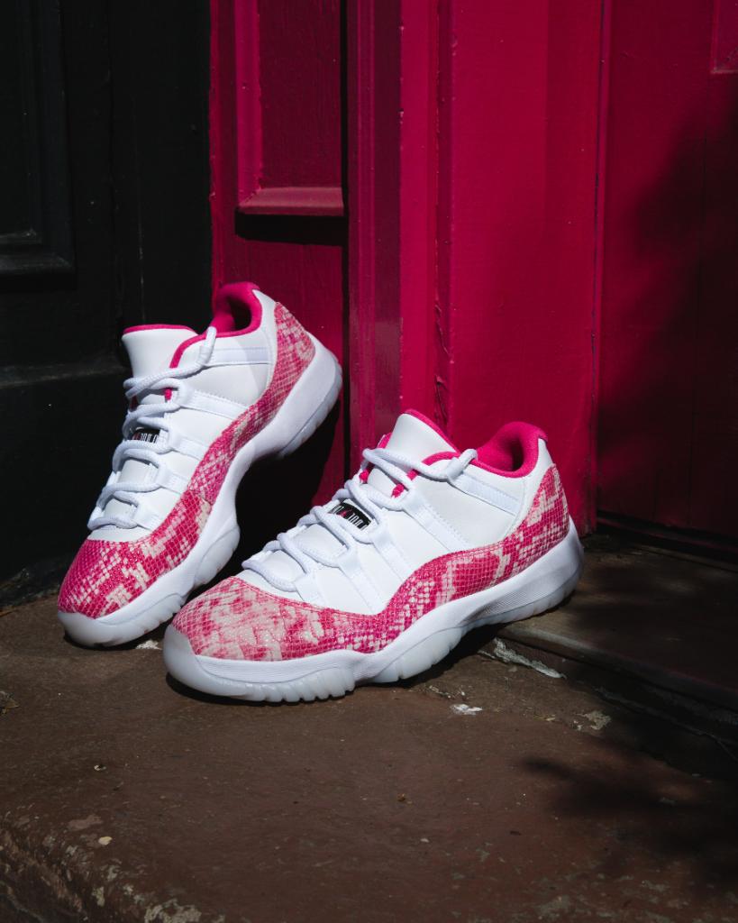 jordan 11 pink snakeskin foot locker