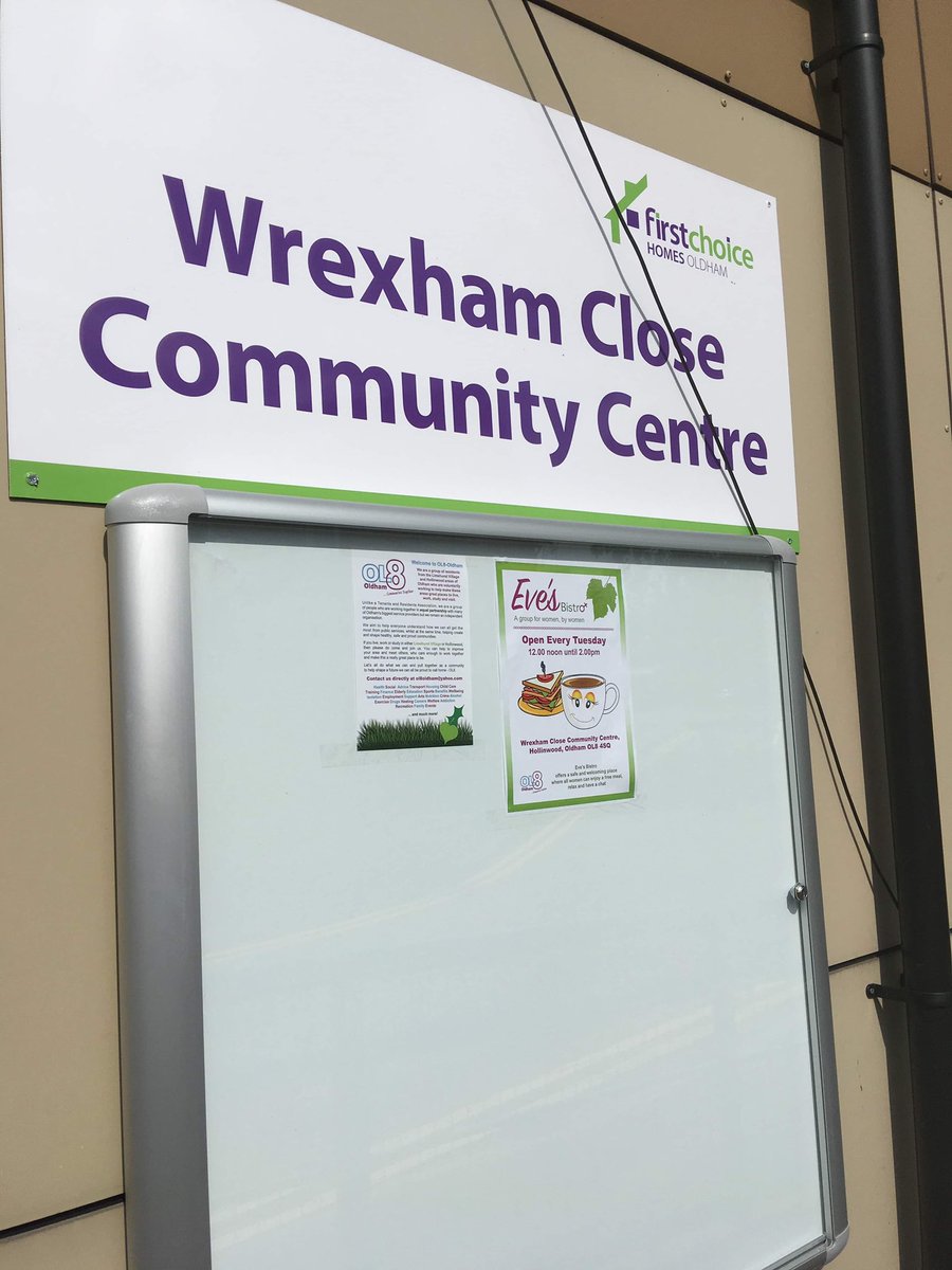 First posters in our new community notice’s bored