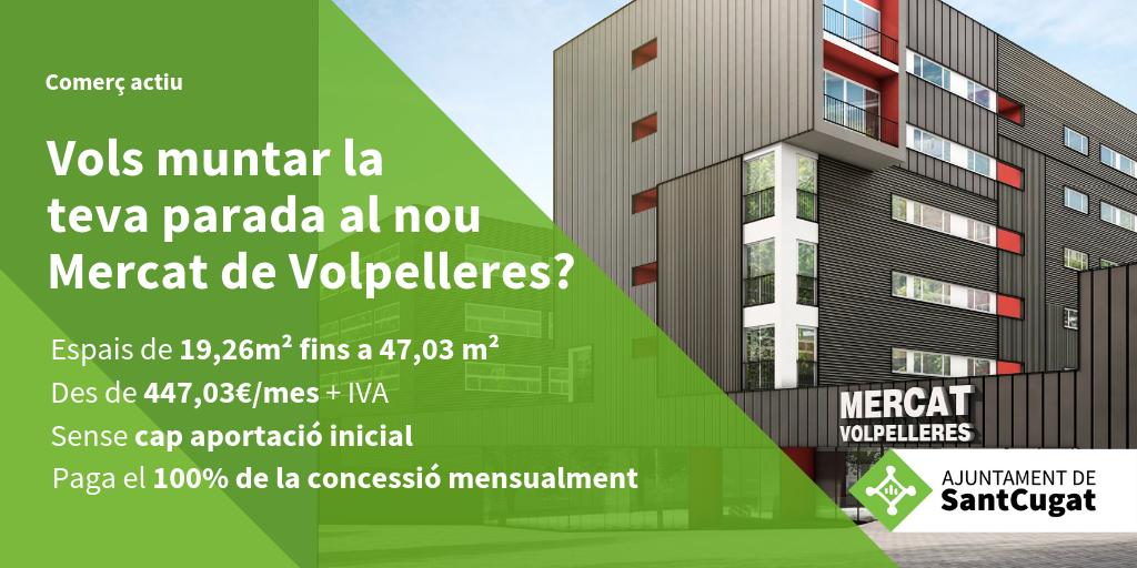 ajsantcugat's tweet photo. Has pensat en posar una parada al NOU mercat de Volpelleres? Està situat a l’eix comercial del barri
Consulta les facilitats de pagament👉https://t.co/OdUJ3wg2iE
Les 9⃣ primeres parades tindran bonificades el 100% de les despeses, fins el desembre del 2019‼️
#promusa #SantCugat https://t.co/xTs6njACRF