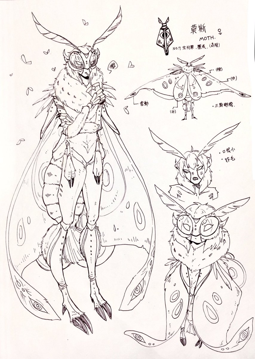 9Tblackcat's tweet image. 莫斯moth
#myOC
#BUGARMY