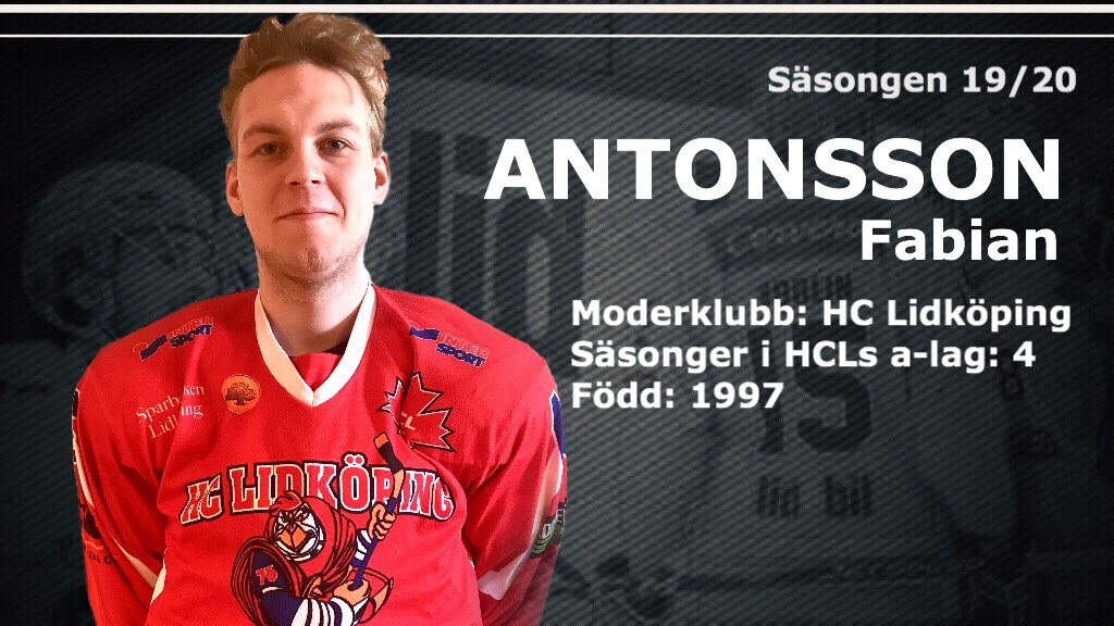 HCLidkoping's tweet photo. Fabian Antonsson är klar för ännu en säsong i HCL! Fabian som vi såg ta positiva kliv förra säsongen är en stor och stark back med ett bra skott som vi hoppas kommer fortsätta utvecklas hos oss! Fabian går in på sin femte säsong i a-laget! https://t.co/5236eBQ647