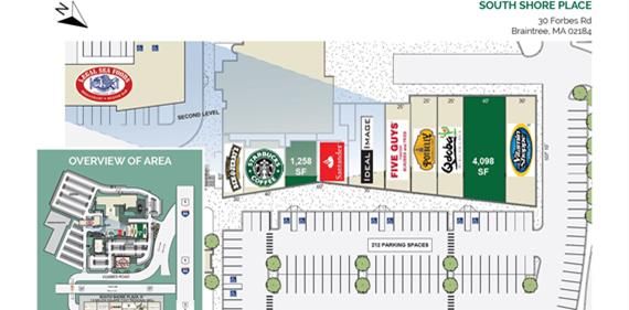 #Subdividable #Retail space for #lease in #Braintree - South Shore Place, 30 Forbes Road. 1,258 - 4,098 SF. Call our #Leasing Manager, Riley Merritt at 781-863-1800 x111 for more details. buff.ly/2OFl419 #CRE