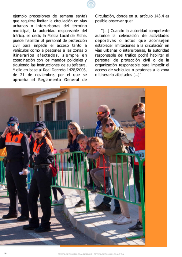 policiaelche's tweet photo. En la revista de #abril, @Prote_Elche explicaba cuál era su cometido en la organización y seguridad de eventos deportivos.
Puedes leer el artículo completo en el número de este mes...
#RevistaPLE
• https://t.co/n4zLHztHcQ
Ediciones anteriores:
• https://t.co/y6rO9QKd7Q https://t.co/7b2fJ9Jupw