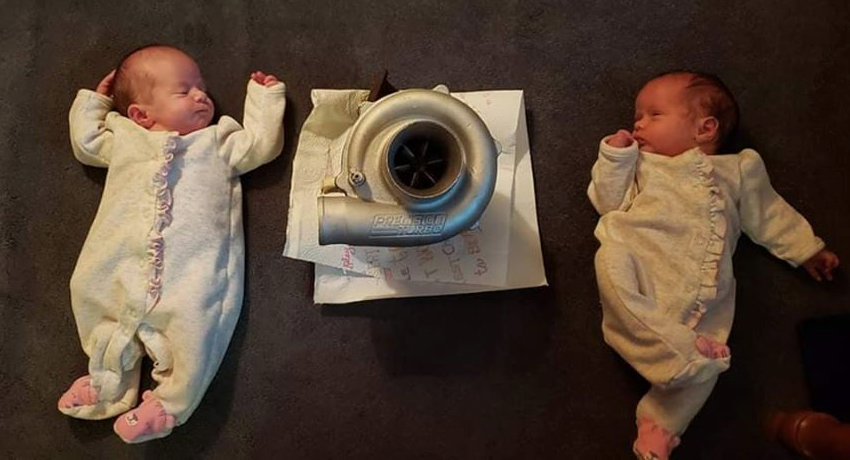 PrecisionTurbo's tweet photo. Today's Twin Turbo Winners are Lyla and Layla π They can't be any cuter!! #twinturbotuesday #pteboosted #BoostedBaby #boostedbabies #turbotuesday https://t.co/KOS2eIO1is