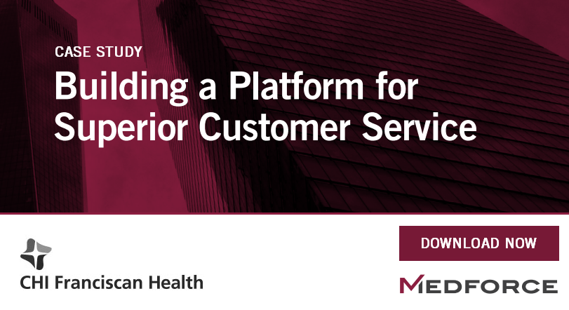 medforcetech's tweet photo. Download our case study and learn how @CHIFranciscan use Medforce solutions to create a platform for superior customer service: https://t.co/UNWx7Q3aJh #Healthcare #ProcessManagement https://t.co/PL4wHlYZbf