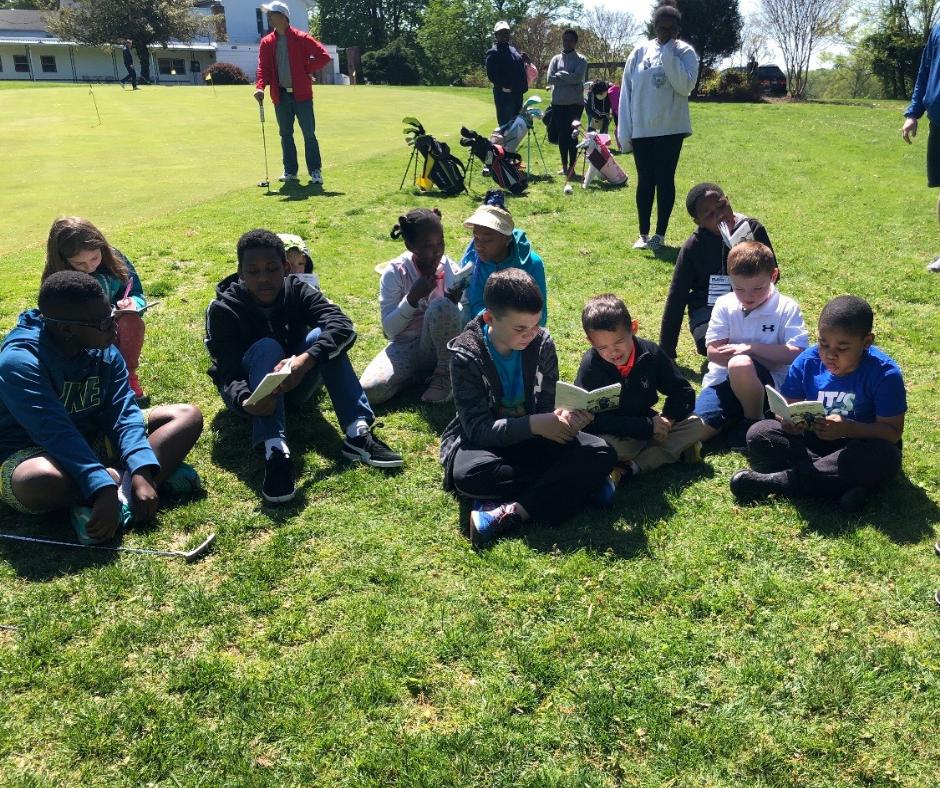 FirstTeeBalt's tweet image. Just a few of our students soaking up the sun while learning about The First Tee #NineCoreValues ⛳️ #SpringGolf #JuniorGolf
