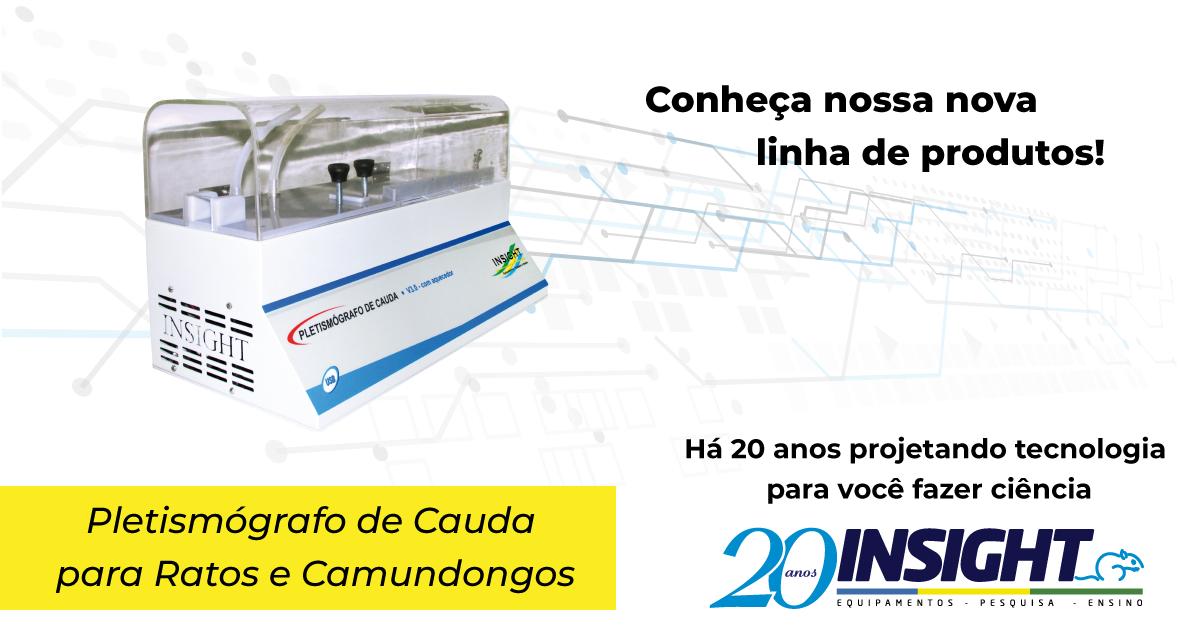 Insightltda's tweet image. LANÇAMENTO! Conheça o novo PLESTIMÓGRAFO DE CAUDA PARA RATOS E CAMUNDONGOS da Insight Equipamentos. Gostou? Então entre em contato com a gente e peça um orçamento. Acesse nosso site e conheça nossa linha completa de equipamentos para pesquisa científica – insightltda.com.br