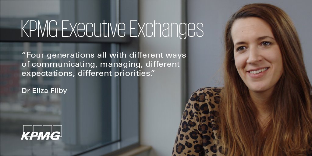 Witton_Karen's tweet image. Baby
boomers, Generation X, Millennials and Generation Z, all in the same workforce.
But how do you effectively manage them? #KPMGExecutiveExchanges bit.ly/ElizaFilby