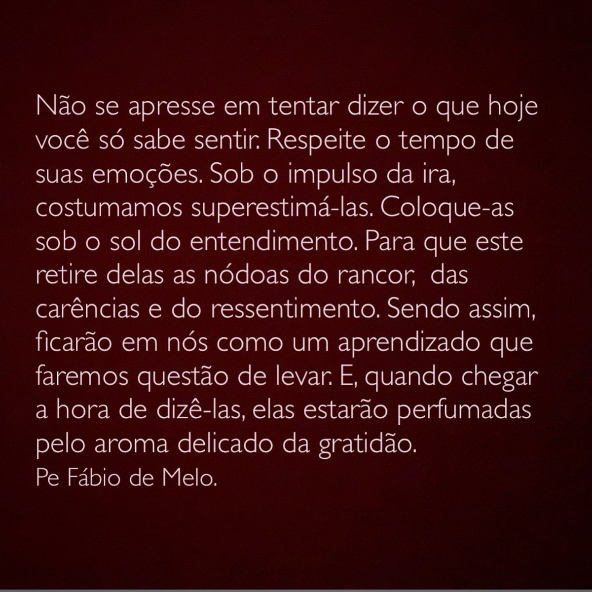 Sobre o sentir e o dizer.