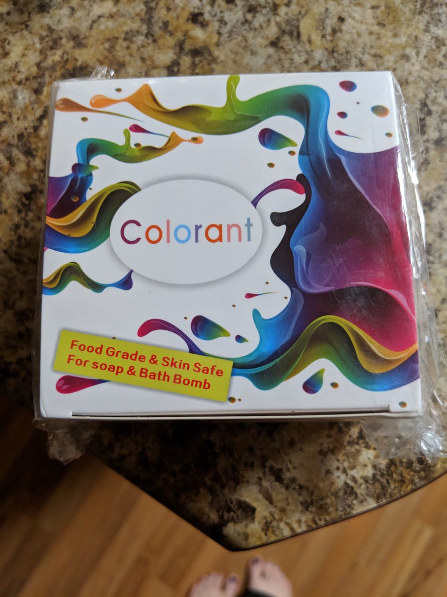 Dye is here! Tomorrow I shall be making some rainbow soap for Celestes school silent auction! Hope it turns out as awesome as it looks in my head
