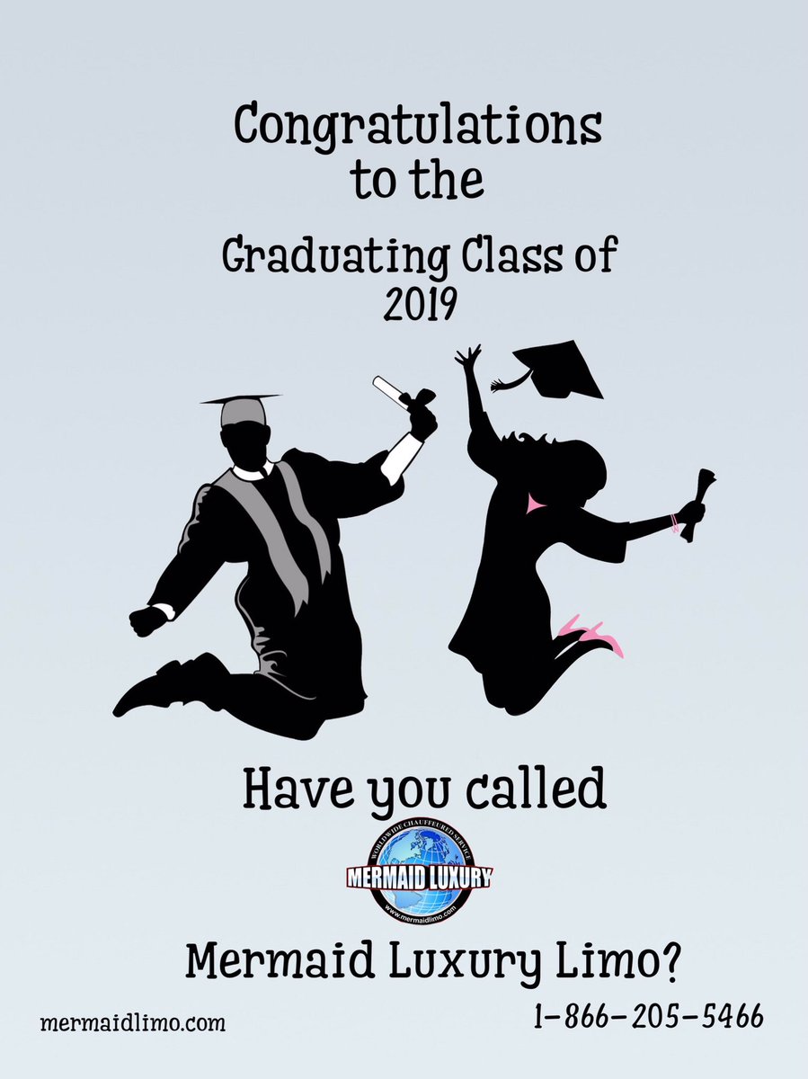 gymkh456's tweet photo. Congratulations to the Graduating Class of 2019, have you booked your limo? #mermaidluxurylimo #mermaidlimo #graduation #graduation2019 #graduation2019🎓 #lakeviewdigitalmarketing #grad2019 #grad #graduationparty🎓 #dontdrinkanddrive #dontsmokeanddrive #rideshare #planahead https://t.co/oh97XDjsdG
