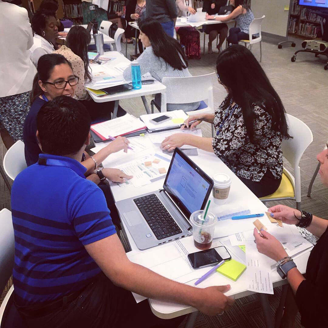 CMS_LLA's tweet photo. Experiencing rigorous instructional tasks that integrate content AND language with the awesome staff @collinswoodlangacdmy #contentlanguageintegration #academiclanguage #academicdiscourse #teacherpd #duallanguage  @collinswoodla https://t.co/LmG8xcBzKu