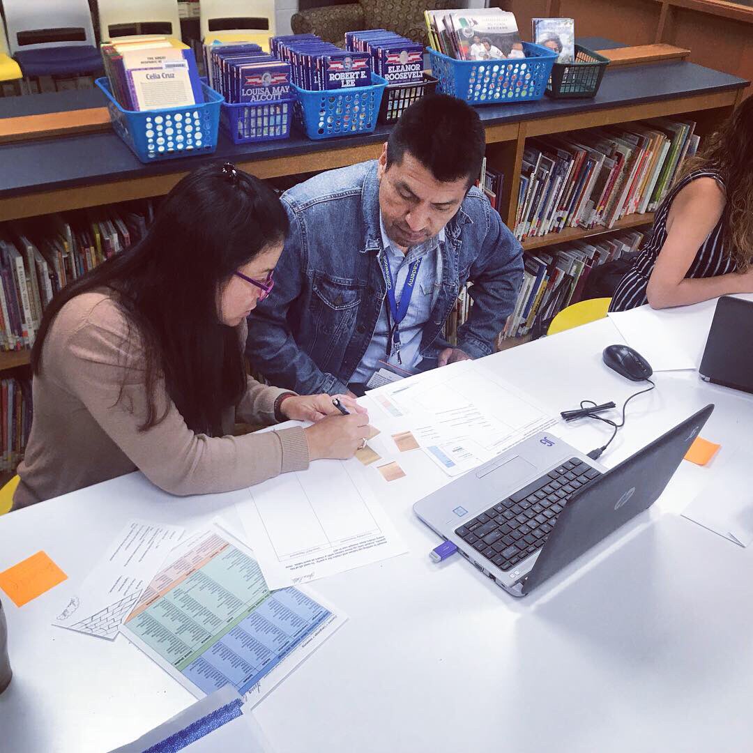 CMS_LLA's tweet photo. Experiencing rigorous instructional tasks that integrate content AND language with the awesome staff @collinswoodlangacdmy #contentlanguageintegration #academiclanguage #academicdiscourse #teacherpd #duallanguage  @collinswoodla https://t.co/LmG8xcBzKu
