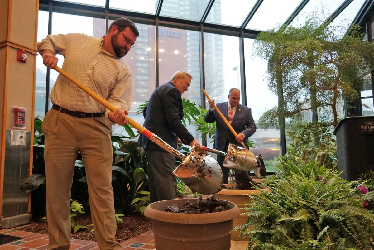 The Conservatory On Twitter Ground Was Broken This Morning For The Start Of The Construction Of Connecting The Foellinger Freimann Botanical Conservatory To The Lower Level Of The Embassy Theatre And Other Popular