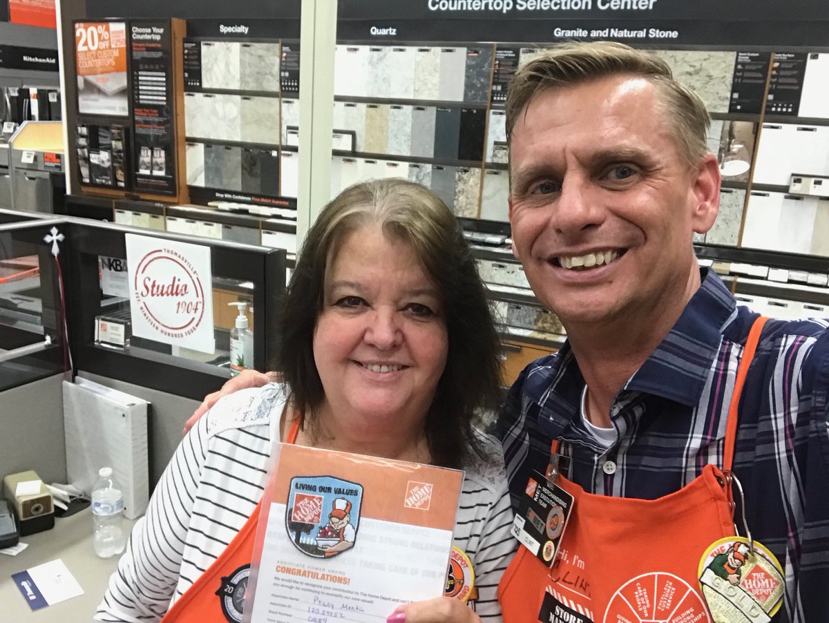 Recognizing Peggy for delivering World Class Customer Service!  Thank you for driving sales in Kitchens!