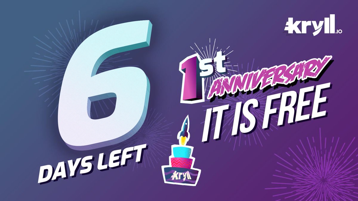 kryll_io's tweet photo. Only 6 days left to enjoy FREE use of the #Kryll platform! 🆓
Register today ➡️ https://t.co/OMFKnb4uK9
How to get started with #Kryll ➡️ https://t.co/FTK67S0oYh
$KRL #ZeroFeeWeek #FreeAccess #NoFee #Kryll1stBirthday https://t.co/oTaXwKIbQc