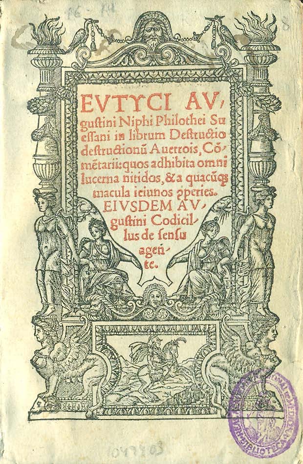 BibyArchRANME's tweet photo. El #médico y #filósofo cordobés #Averroes (1126-1198) escribió "Destructio destructionum" contra el "arsitotelismo de #Algazali" Agostino Nifo (m. ca. 1545) publicará en 1521 su comentario a la obra del sabio andaluz
https://t.co/RWTBLDxQpA https://t.co/nRB6ldRAYy
