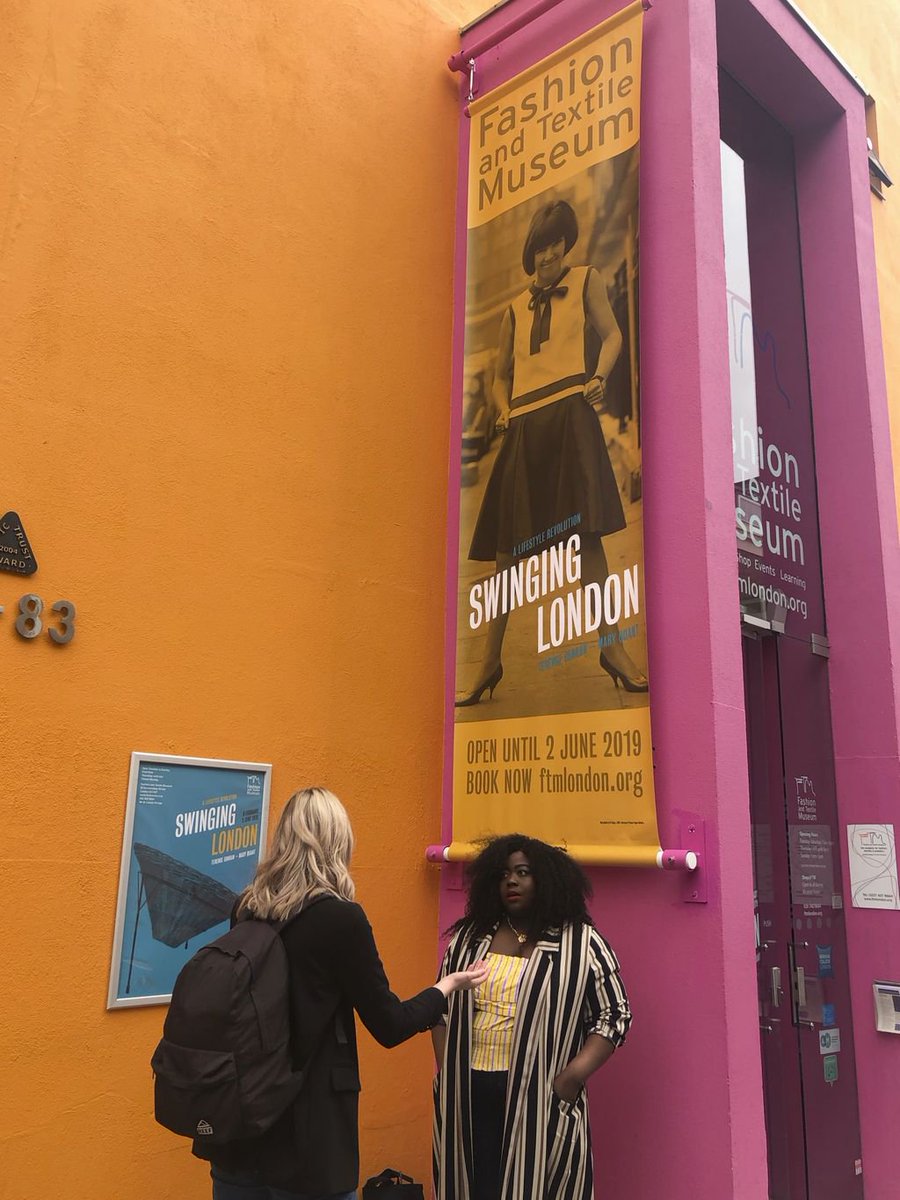 Fashionable on the inside, outside and with stylish customers to boot (bad fashion pun) the <a href="/FashionTextile/">Fashion and Textile Museum</a> Museum on #BermondseyStreet is a must. Dior Exhibition eat your heart out - we have Mary Quant and Swinging London over here in #Bankside #bestplacetowork