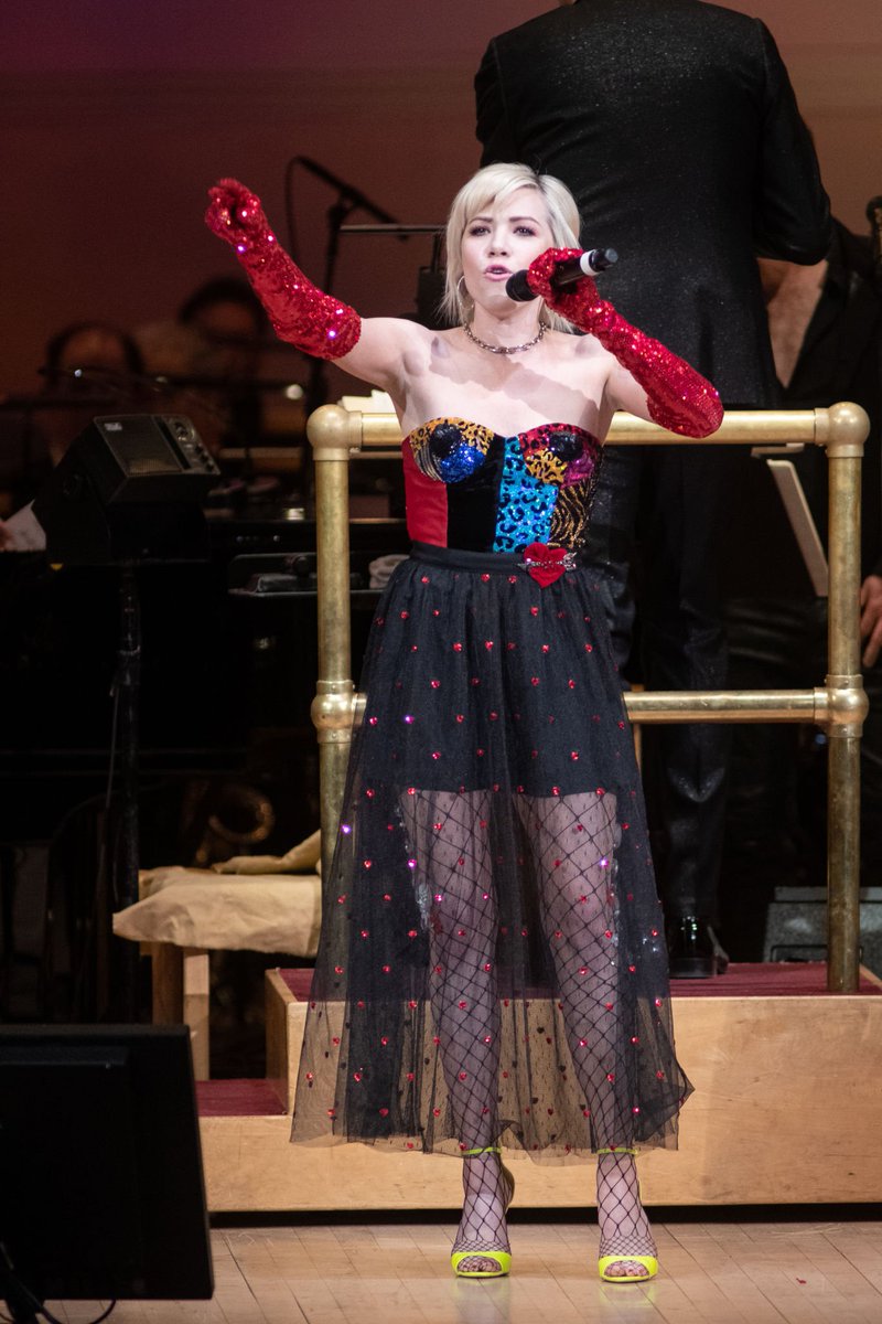 cslayjepsen's tweet photo. Photos: @CarlyRaeJepsen at The New York Pops Gala Honoring @cyndilauper er.  #carlyraejepsen  (Photos by Mark Sagliocco) https://t.co/r3QfsIju4v