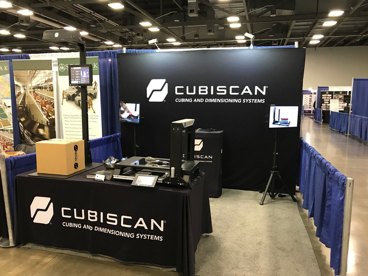 CubiScan1's tweet photo. Day 2 of WERC is under way! Stop by booth #200 at #WERC2019 in Columbus, Ohio to talk dimensioning solutions. @CubiScan1 https://t.co/adiVI8ODse