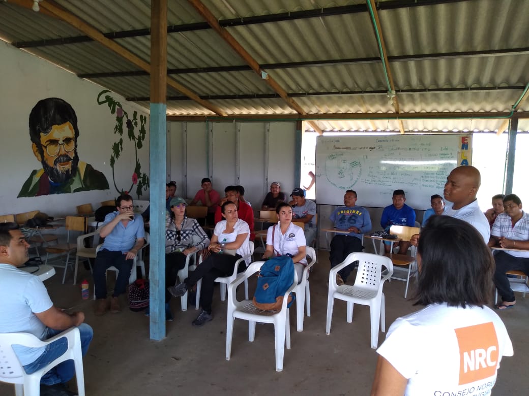 UKinColombia's tweet photo. #UKColForPeace | Este mes, en compañía de @MAPPOEA, miembros de nuestros fondos #CSSFCol y #ICFCol visitaron Guaviare -incluyendo el ETCR Charras- para conocer los proyectos de turismo sostenible bajo el programa Ambientes para la Paz, que apoya el Reino Unido junto con @NRC_LAC. https://t.co/3HaDOsA9wf