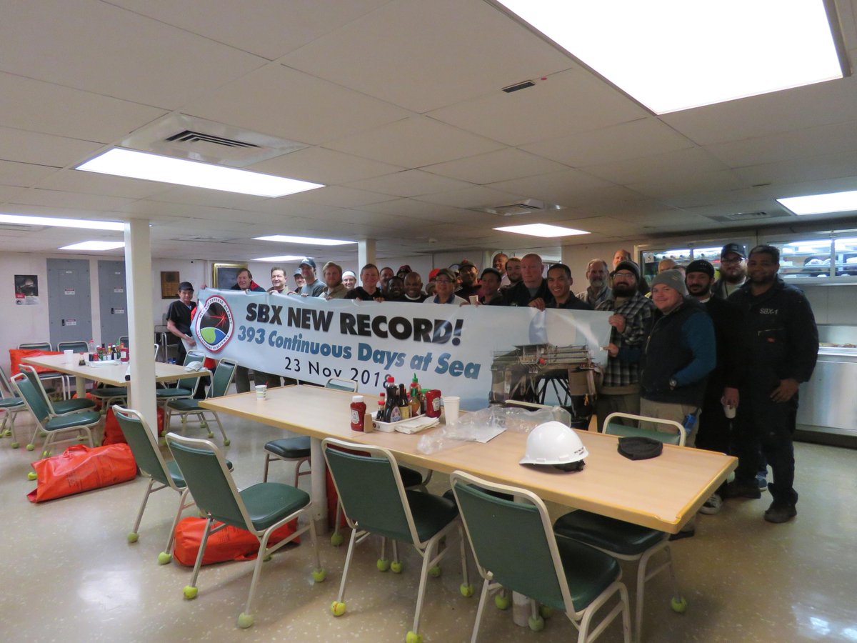 GryphonTechInc's tweet photo. This winter, our awesome Gryphonites were recognized for a new SBX record- 393 continuous days at sea! Keep up the awesome work #GoGryphon! https://t.co/9hFOMKyzWx