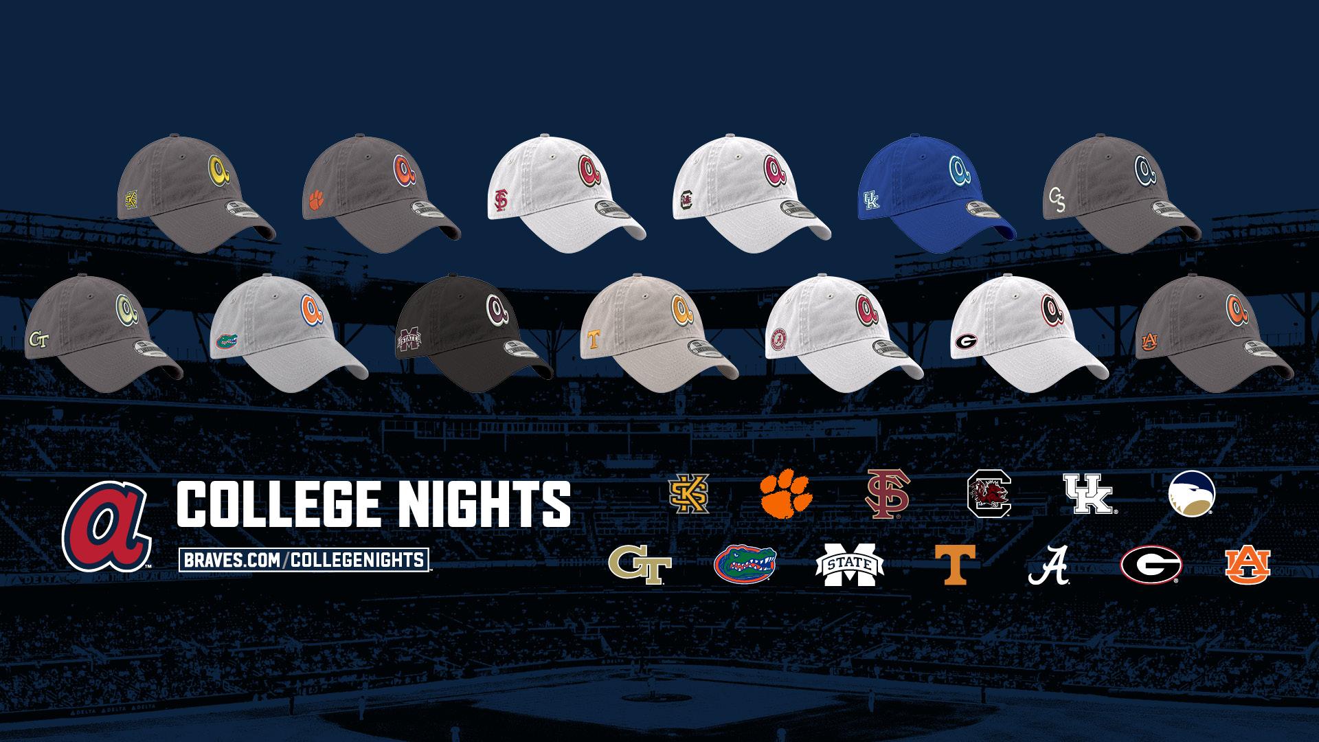 Atlanta Braves on Twitter "College Nights are back! Support the 