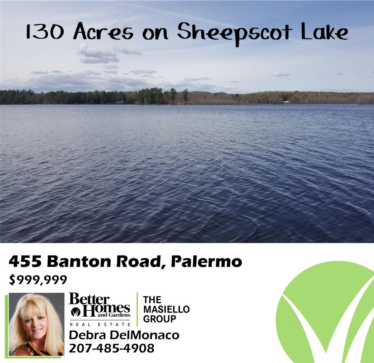 NEW LISTING!  This unique one of a kind property has 130 acres with 1,730 feet of waterfrontage on Sheepscot lake! @debra0426  #ohtheviews #landlisting #listwithTMG