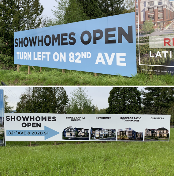 FastsignsSurrey's tweet photo. Directional signs installed for @VestaHomes at #latimerheights https://t.co/L84s7r4FTj