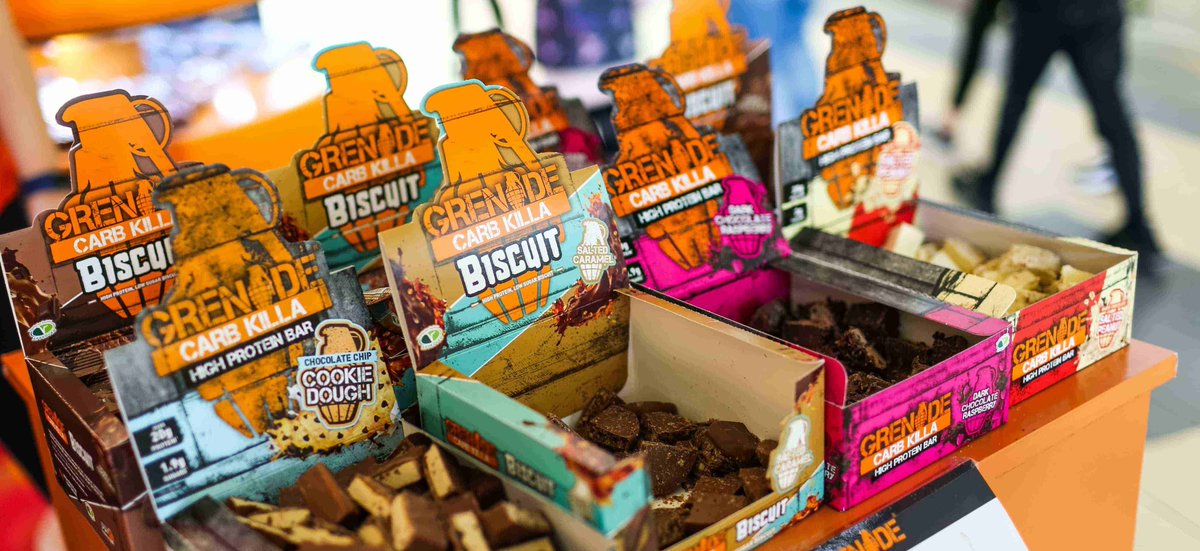 grenadeofficial's tweet photo. One weekend, two cities and thousands of #CarbKilla bars sampled ๐ซ Find out what went down when we took our #SnackingRevolution to the Emerald Isle ๐ฎ๐ช https://t.co/xZqJkfUvWb https://t.co/wTLBLkOgIg